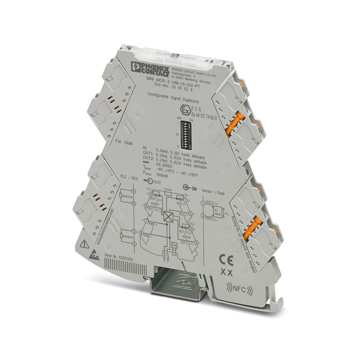 MINI MCR-2-UNI-UI-2UI-PT